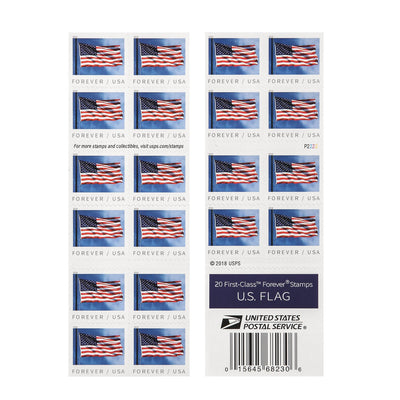 2019 US Flags Forever Postage Stamps available in Rolls / Booklets