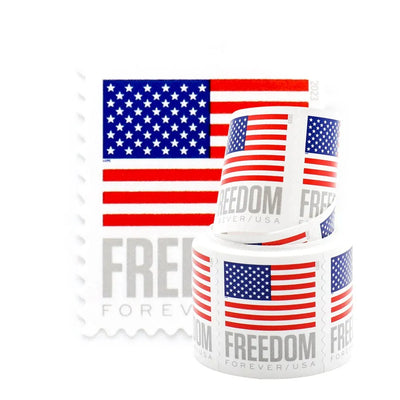 2023 US Flags Freedom Forever First Class Postage Stamps 1 Roll Of 100 Stamps